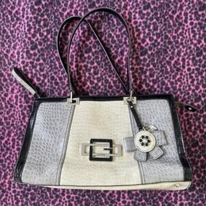 GUESS Vintage Crocodile Bourgeois Tote Purse